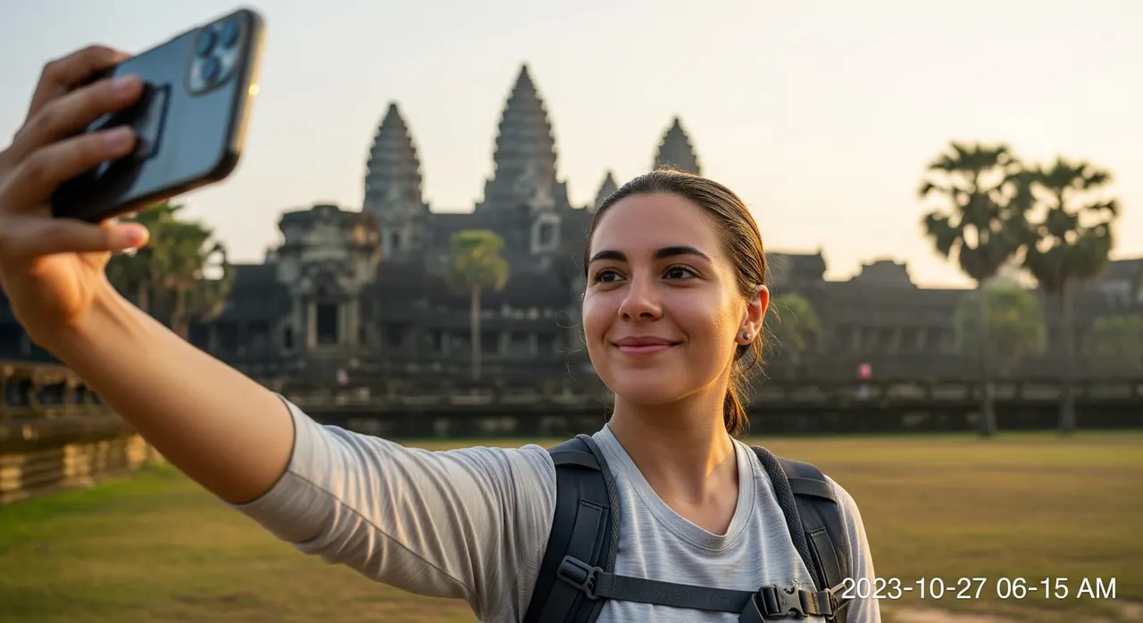 Dated Selfie at a Tourist Attraction (DTV Request)
