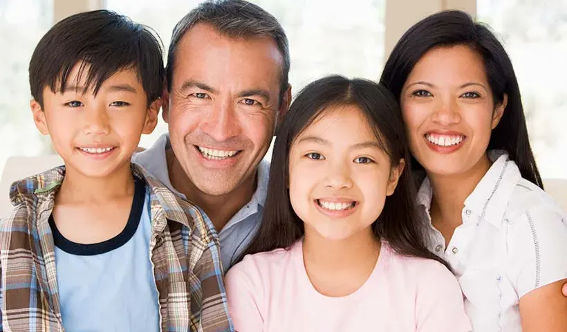 A family settling into life in Thailand together.